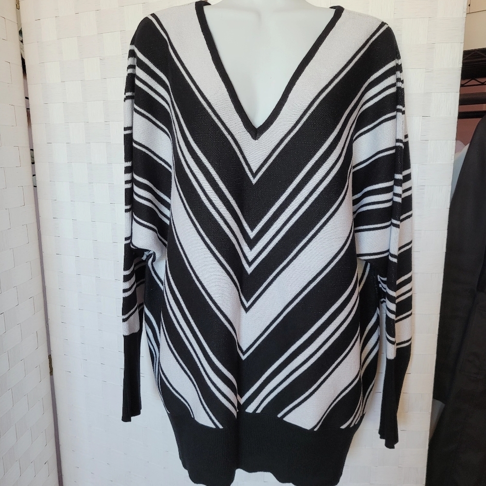 Ashley Stewart Double V neck Sweater Size 22 24